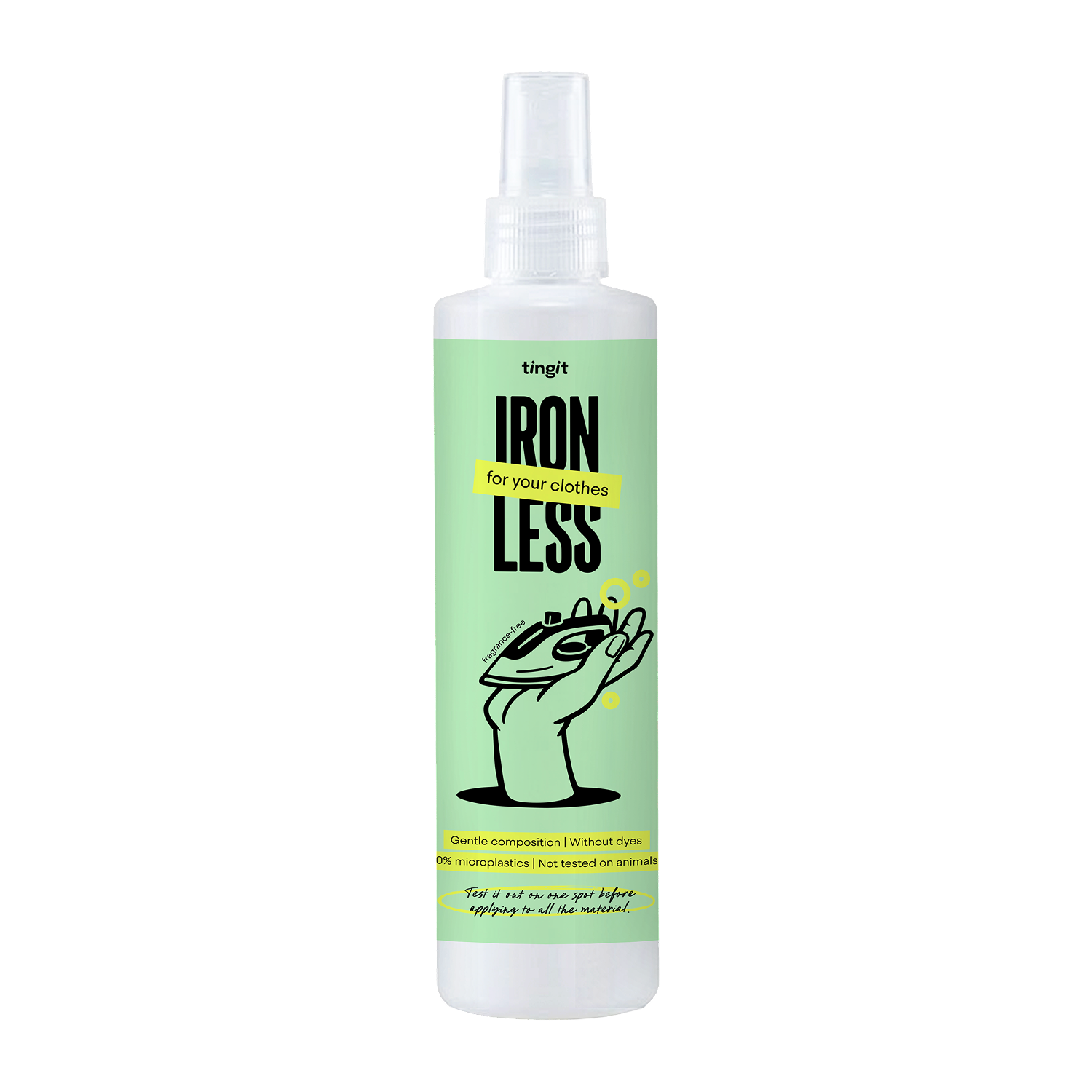 "IronLess" drabužių lyginimo purškiklis